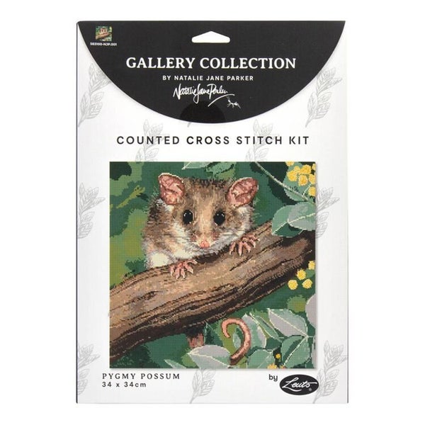 Gallery Collection Pygmy Possum Cross X Stitch Kit by Natalie Jane Parker Carousel 1