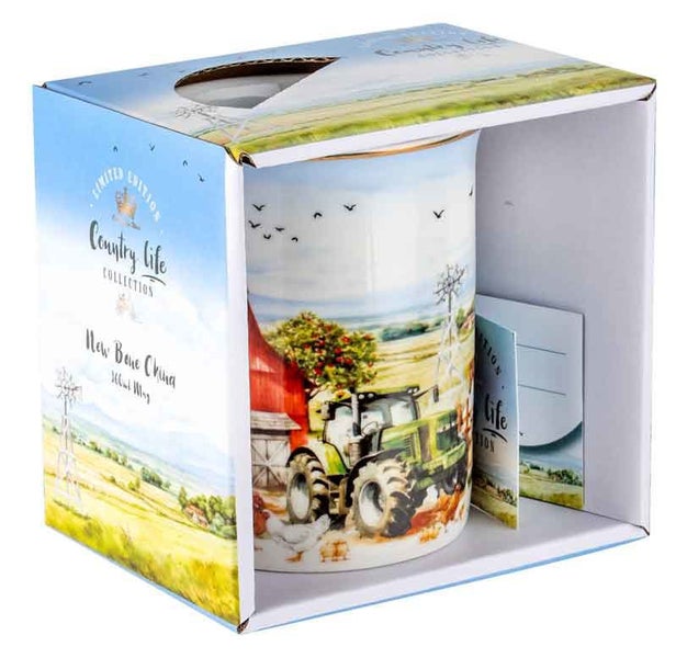 Country Life New Green Tractor John Deere Single Mug Carousel 2