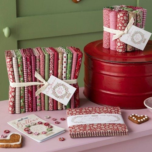 Quilting Fabric TILDA Creating Memories Gingham Red 50x55cm FQ Carousel 2