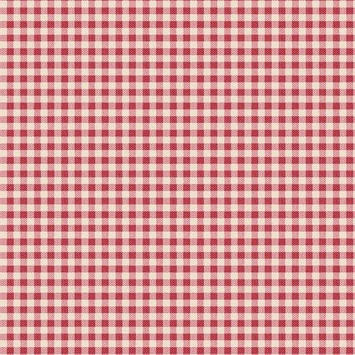 Quilting Fabric TILDA Creating Memories Gingham Red 50x55cm FQ Carousel 1