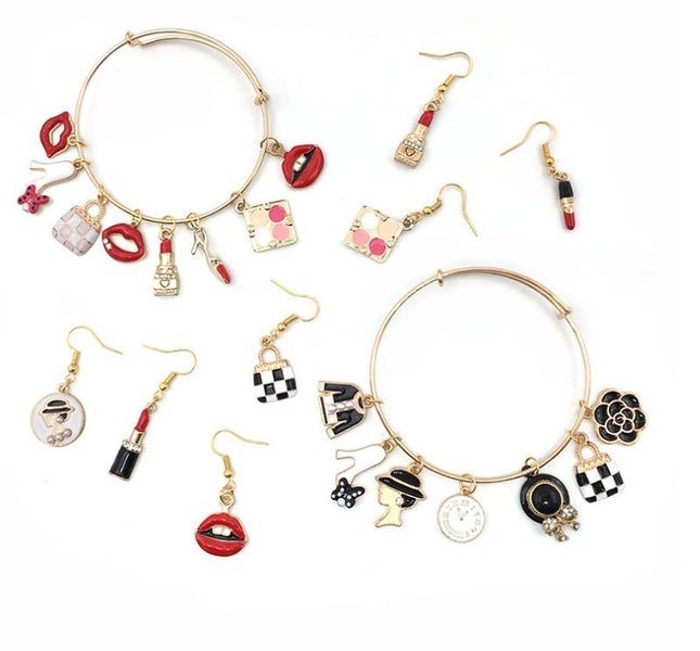 31pcs Craft Supplies Small Colorful Charms Pendants Carousel 2