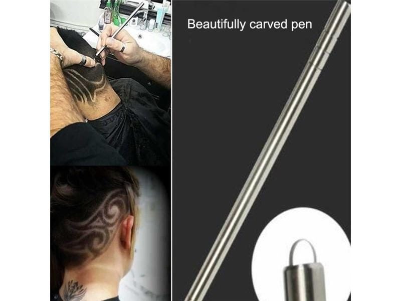 Professional Magic Engrave Beard Hair Scissors Eyebrow Tattoo Tools Carousel 1