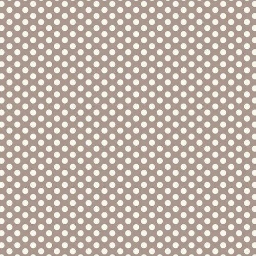 Patchwork Quilting Sewing Fabric Polkadot Biscuit 50x55cm FQ Carousel 1