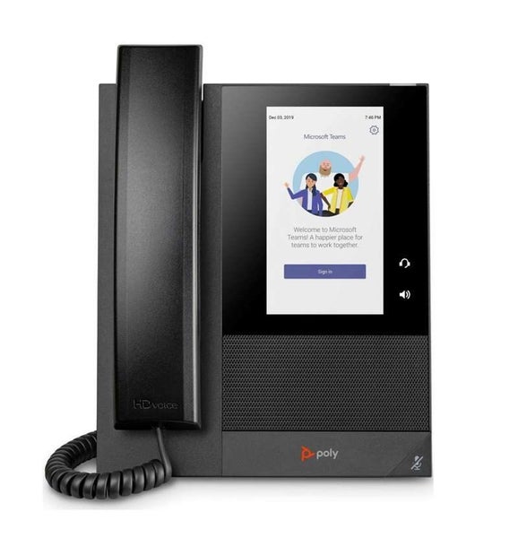 Poly CCX 400 Microsoft Teams IP Deskphone - PoE, VoIP, USB Carousel 1