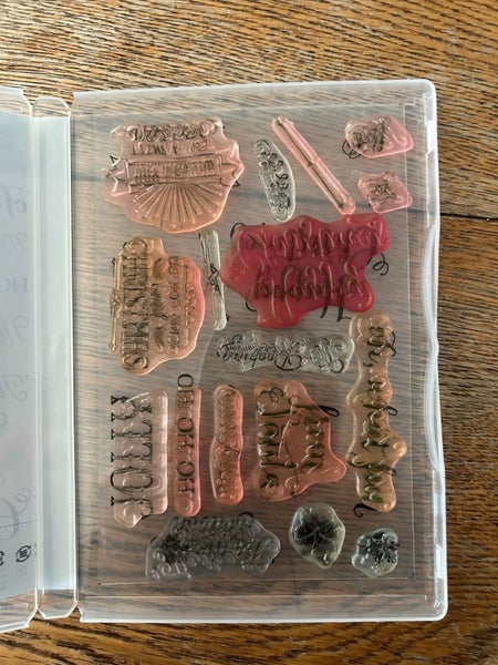Oh What Fun Stampin up Photopolymer stampset. - 17 stamps Carousel 2