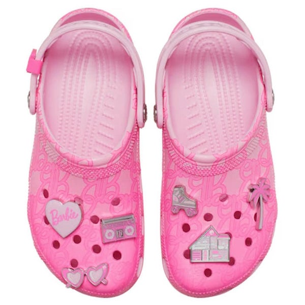 Womens Crocs - Classic Clog Mattel Barbie PInk Carousel 2