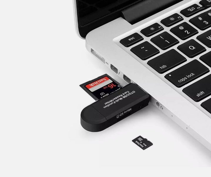 SD Card Reader Micro USB OTG to USB 2.0 Adapter TF Micro for Mobile Phone PC Carousel 2