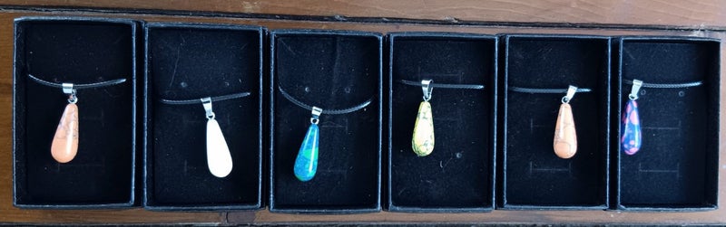 6 gemstone necklaces Carousel 1