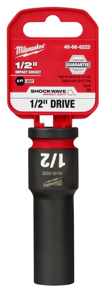 Milwaukee Shockwave Deep Impact Duty Socket 1/2"Dr 1/2" Carousel 2