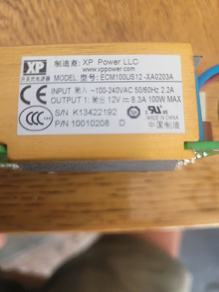 12 volt power supply Carousel 2