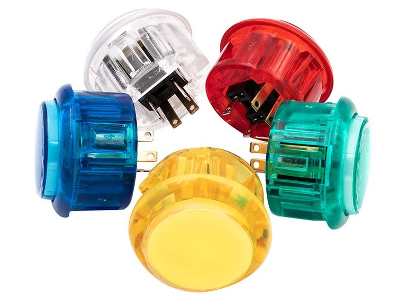 Deluxe Arcade 30mm LED Buttons > NZ STOCK >> BEST PRICE >> 5 Colours Carousel 1