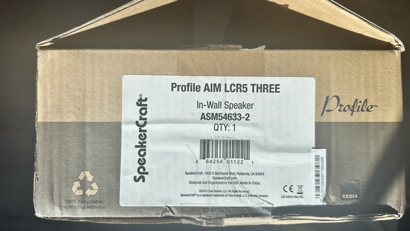 SpeakerCraft Profile AIM LCR5 Three in-wall Speaker63616357959297113