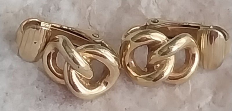 Christian dior clip on earrings Carousel 1