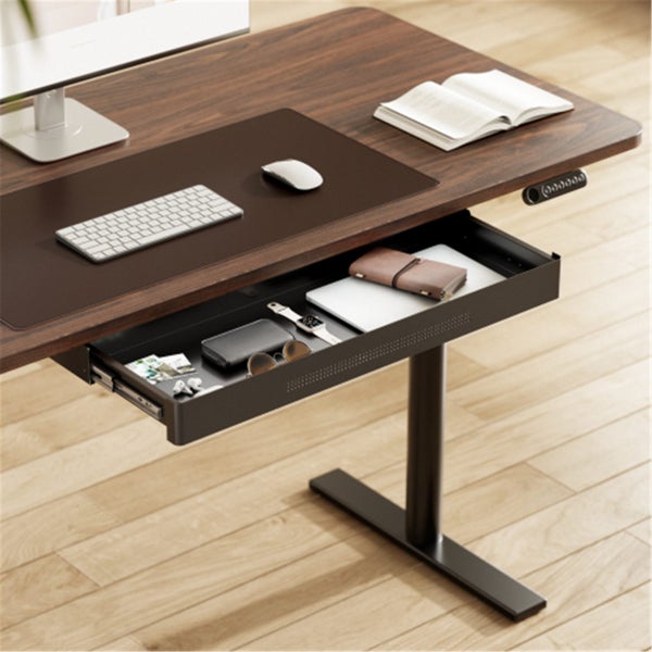 KONIC Ultra Slim Under Desk Storage Drawer - Black - Dimensions 788x266 - Carousel 2