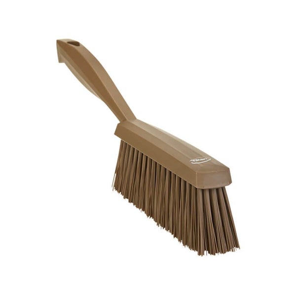 Vikan Hand Bannister Brush, Medium Bristle 330mm - Brown (104) Carousel 1