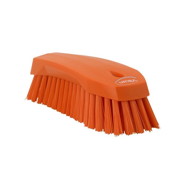 Vikan Hand Scrub Brush 200mm - Orange Carousel 1