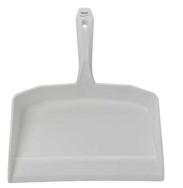 Vikan Heavy Duty Dustpan 100mmx295mmx330mm - HxWxL - White Carousel 1