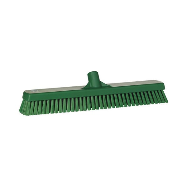 Vikan Floor Broom 28/3199 Medium Bristle 610mm - Green Carousel 1