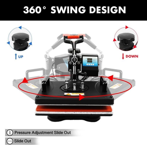 Heat Press Machine large 12" x 15" Carousel 2
