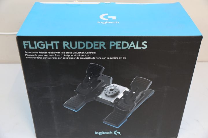 Logitech Flight Yoke and Rudder Pedals Combo and Switch panel Carousel 2