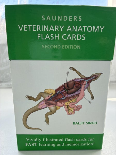 Saunders Veterinary Anatomy Flash Cards - Second Edition Carousel 1