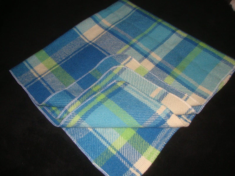 Bedside bassinet Co/ cozi Sleeper 100% WOOL blanket - Blue A271 Carousel 1