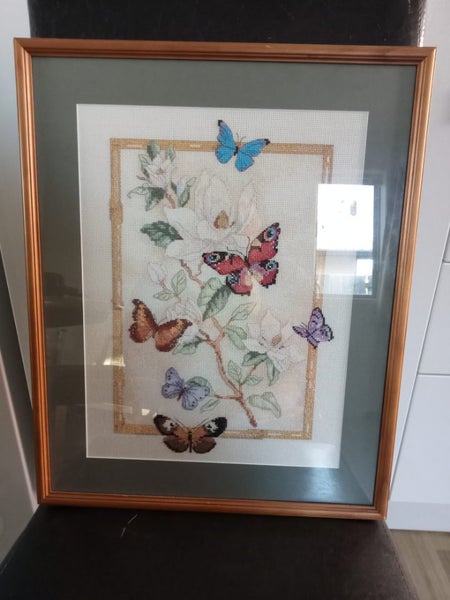Lovely embroidered butterflies picture Carousel 1