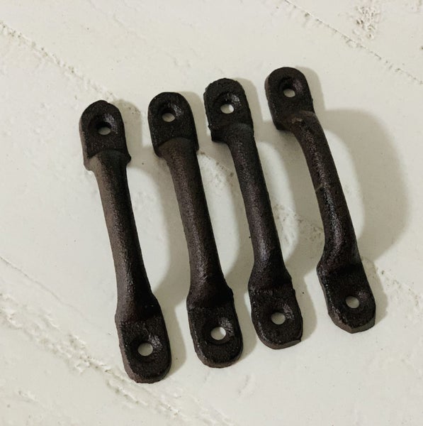 Penny End Cast Iron Cabinet Cupboard Drawer Door Knob Handle Carousel 1