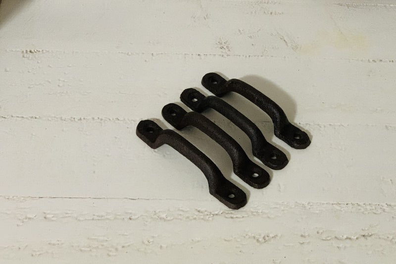 Penny End Cast Iron Cabinet Cupboard Drawer Door Knob Handle Carousel 3