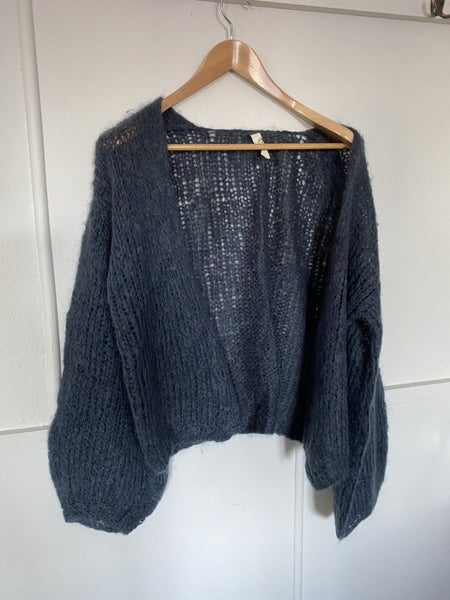 Neche - NZ Designer hand knitted mohair wool Belle cardigan - RRP $350. Carousel 1