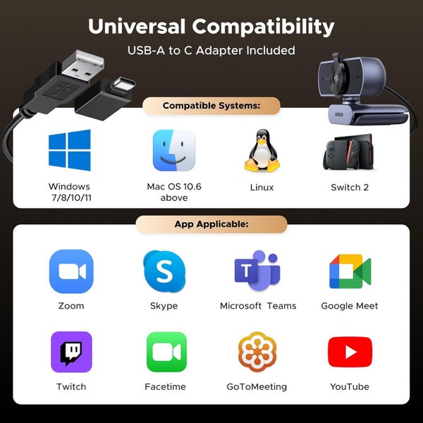 UGREEN 4K UHD USB Webcam Carousel 7