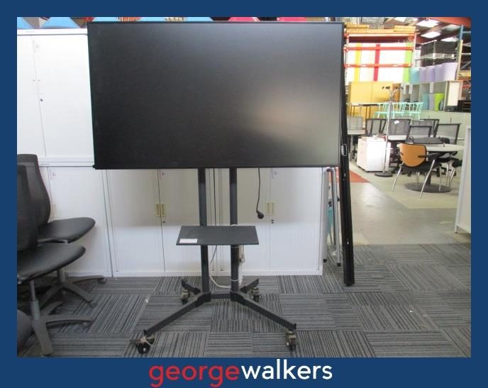 PR5995 Black LG 65" TV on Mobile Media Stand Carousel 1