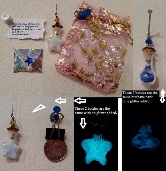 Glow in the dark Fairy Wish Bottle Carousel 1