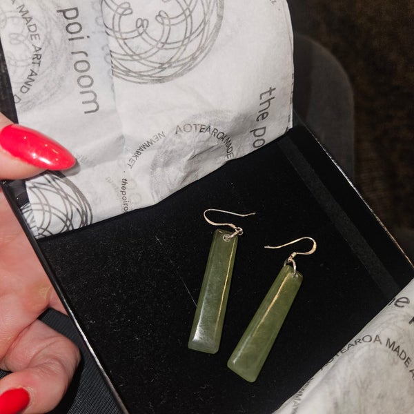Poi Room Pounamu earrings Carousel 1