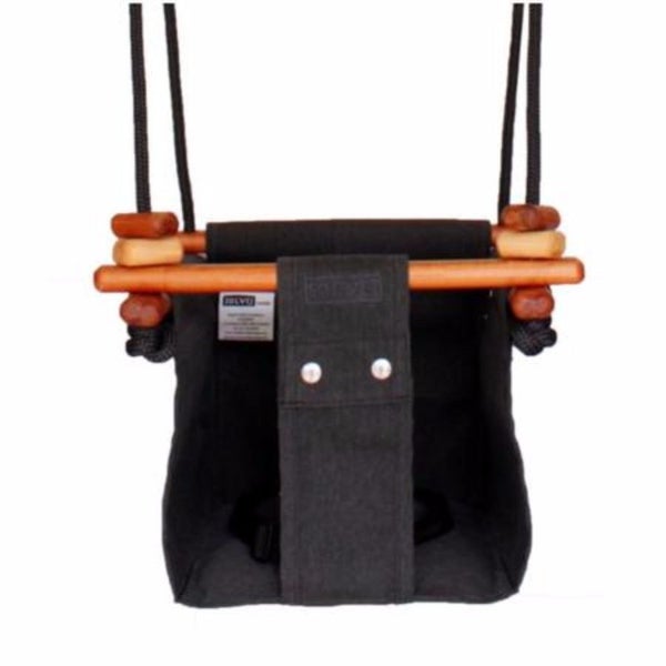 SOLVEJ Baby Swing - Slate Grey Carousel 2