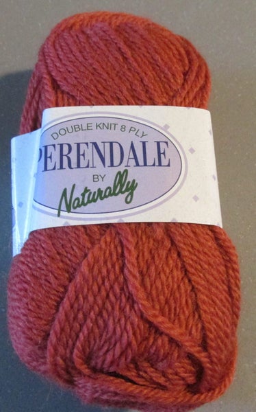 SEVEN Balls Top Quality Knitting Wool Approx 400 grams Perendale 8 Ply Cranberry Carousel 2
