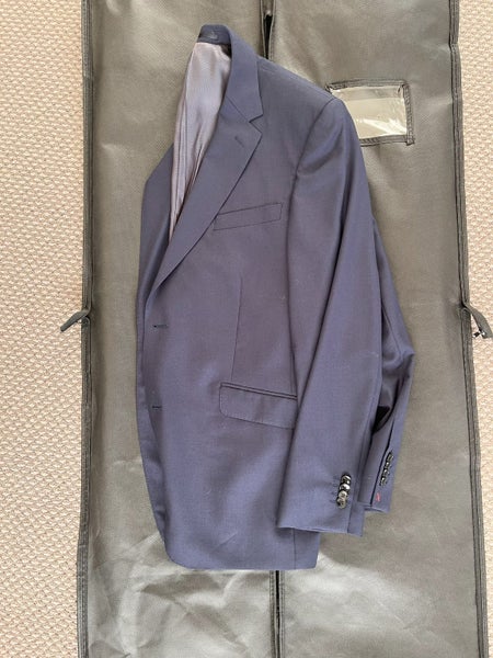 Stunning Near-New Men's Navy Blue ZQ Merino Wool Barkers Suit63616843059457113