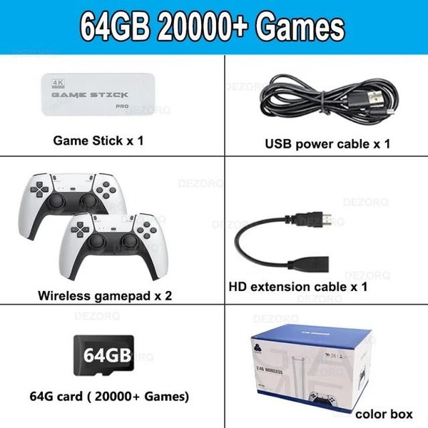 M15 4K Game Stick TV Video Retro Game Console Games64626131815810114