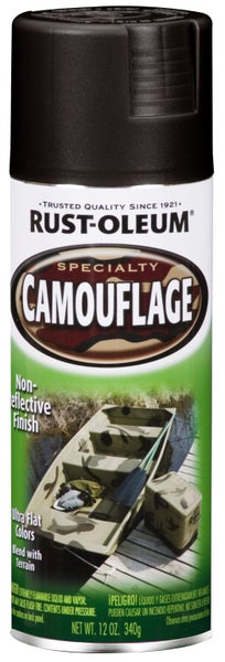 Rust-Oleum Spray Paint Camouflage Black 340gm Carousel 1