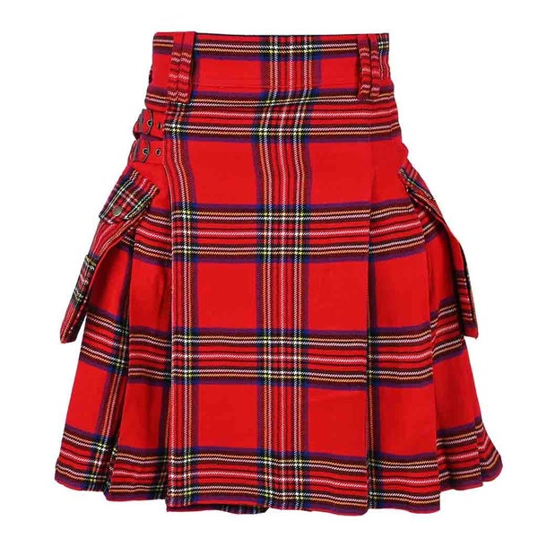 Utility Tartan Kilt Royal Stewart with Cargo Pockets Carousel 1