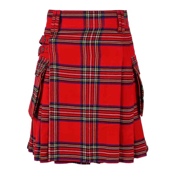 Utility Tartan Kilt Royal Stewart with Cargo Pockets Carousel 2