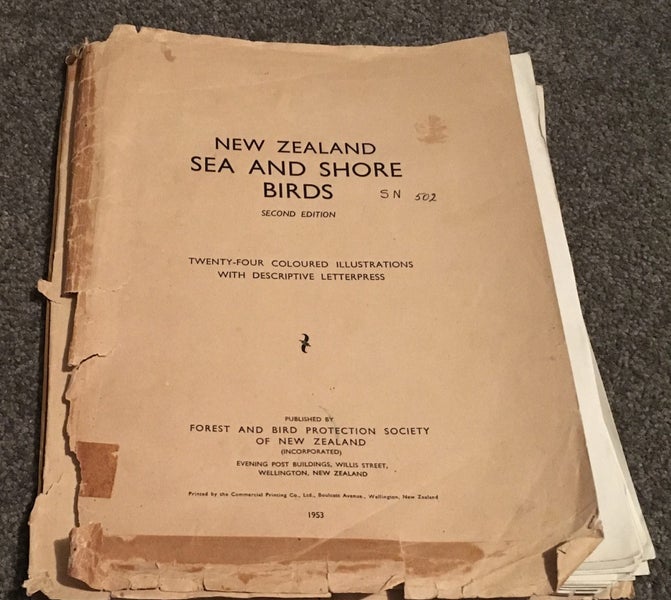 NZ Forest and Bird 1953 New Zealand sea and shore birds loose leaf - 24 plates Carousel 2