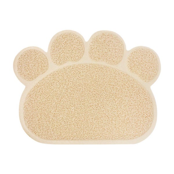 Pet Supplies Cat Litter Mats Foot Mats Large Pvc MatsL¨Grey) Carousel 1