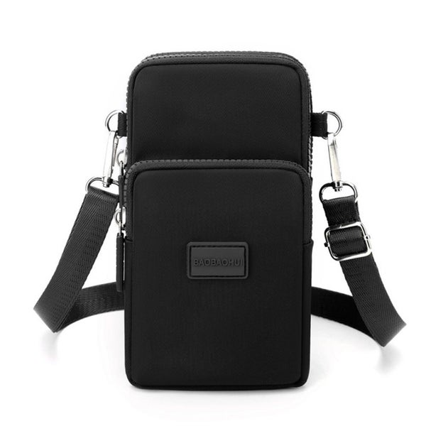 New Small Crossbody Bag Mobile Phone Bag Vertical Mini Coin Bag (Dark Blue) Carousel 1