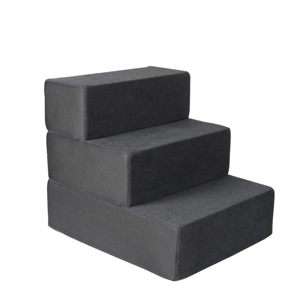 Pawz Multi-steps Dog Ramps For High Bed Stairs Portable Climbing Ladder 3 Steps Carousel 1