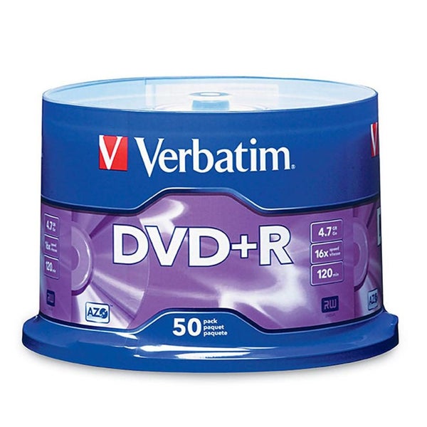 Verbatim DVD Spindle 4.7GB - Silver (95037) Carousel 1