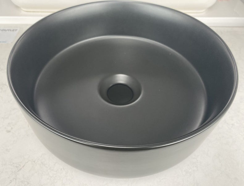 QUARTO ROUND 310 VESSEL BASIN - MATTE BLACK **EX-DISPLAY** Carousel 1