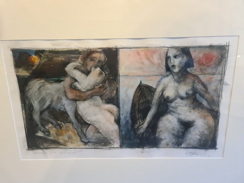 John Badcock original nude. Please dont buy this one either Carousel 1
