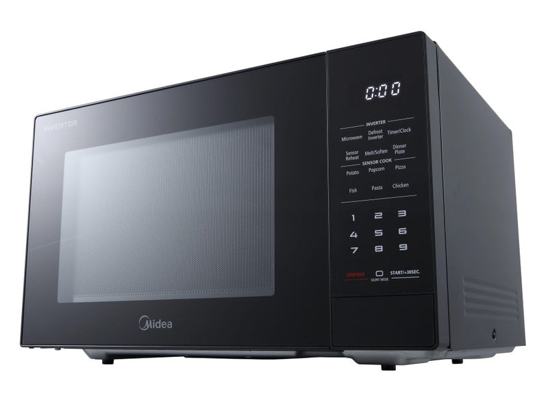 34L Inverter Microwave Oven - 8 Auto Menus - 1200W - Black - MIDEA Carousel 1