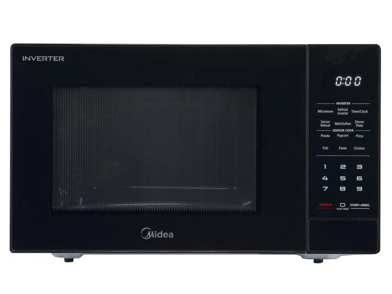 34L Inverter Microwave Oven - 8 Auto Menus - 1200W - Black - MIDEA Carousel 2